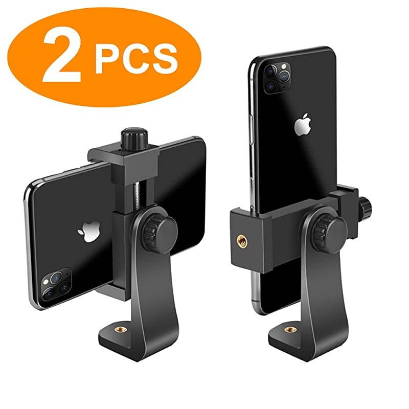 Tripod Mount Adapter with Camera Remote and Wrist Strap, Universal Cell Tripod Mount Holder, Swivel Design, Compatible with i, Samsung, Selfie Monopod, for Taking Photos and Videos