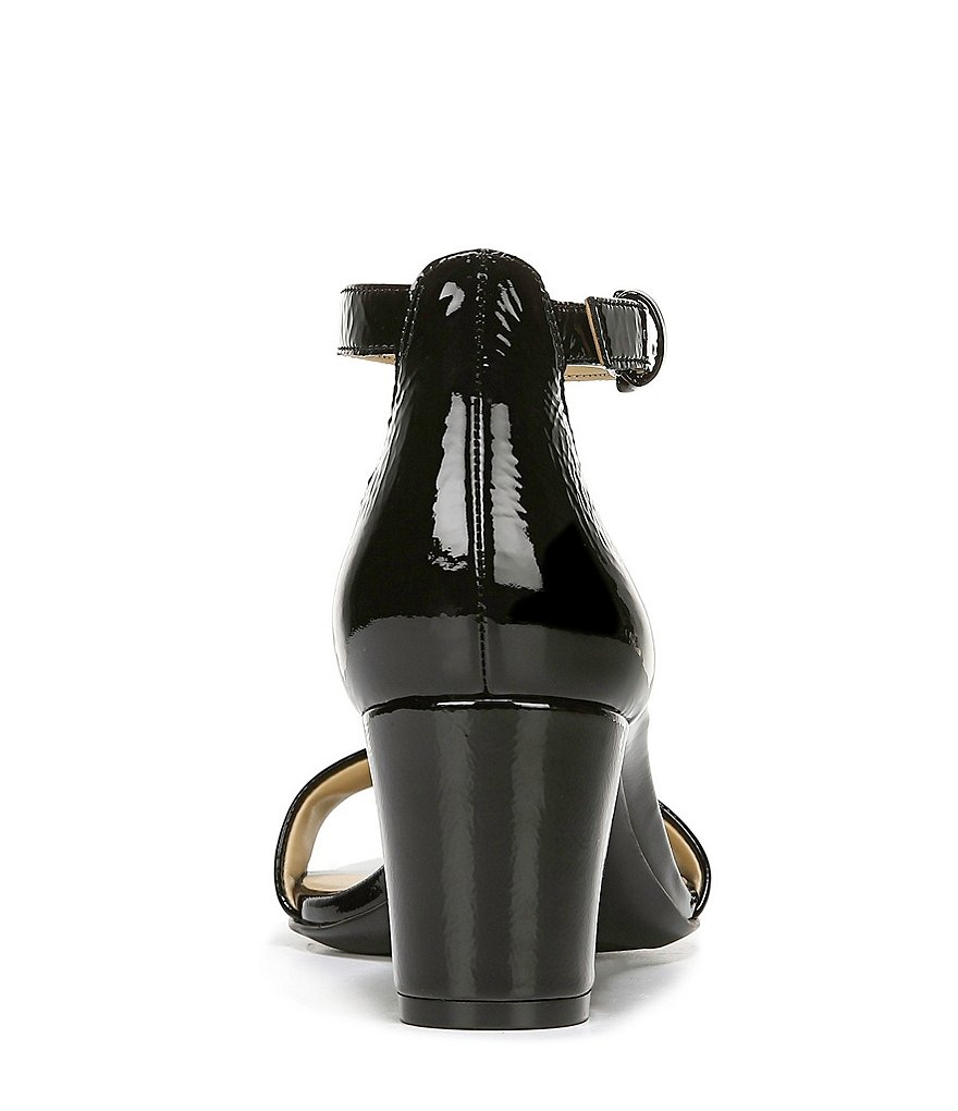 Naturalizer Vera Patent Leather Ankle Strap Dress Sandals