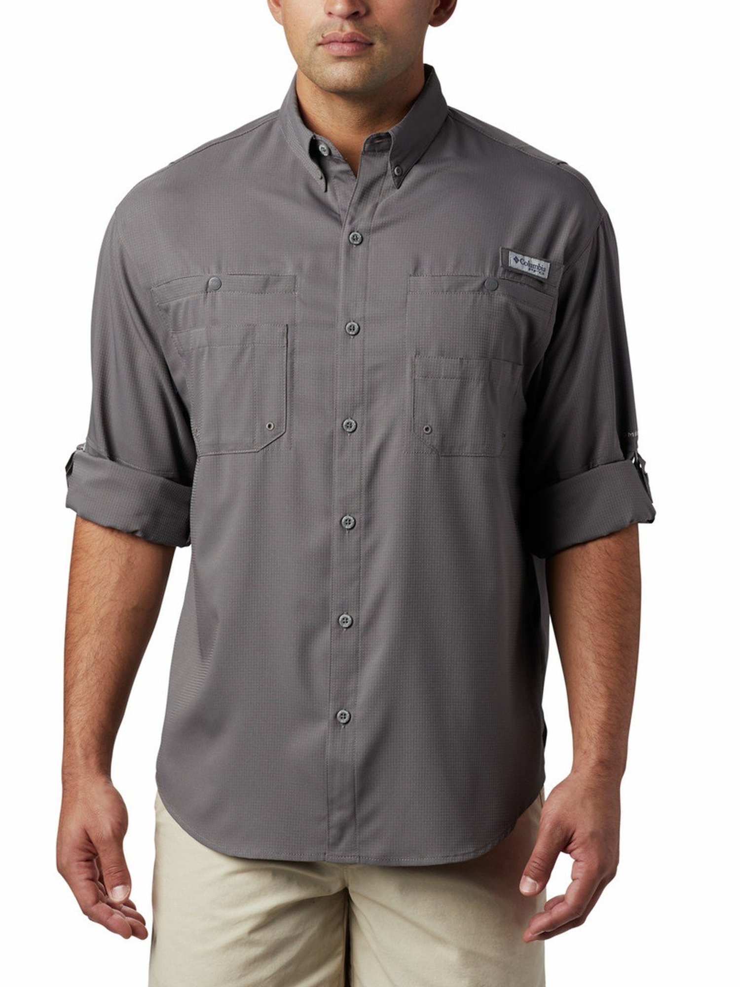 Columbia City Grey Regular Fit Shirt
