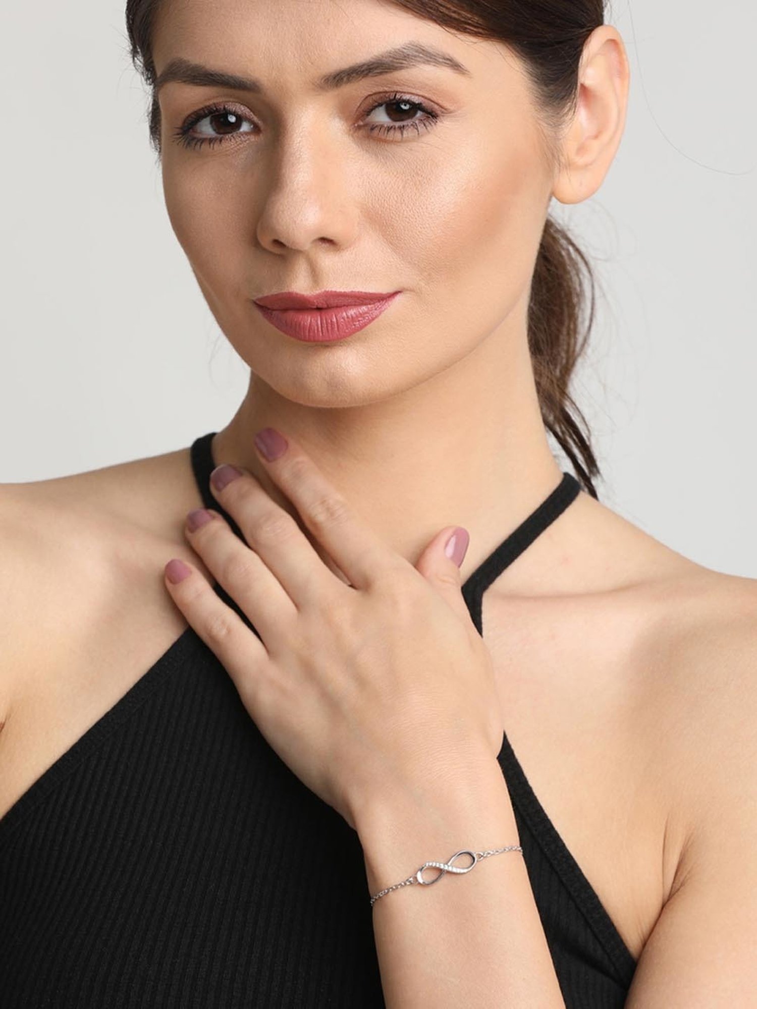 Clara 92.5 Sterling Silver Swarovski Zirconia Bracelet