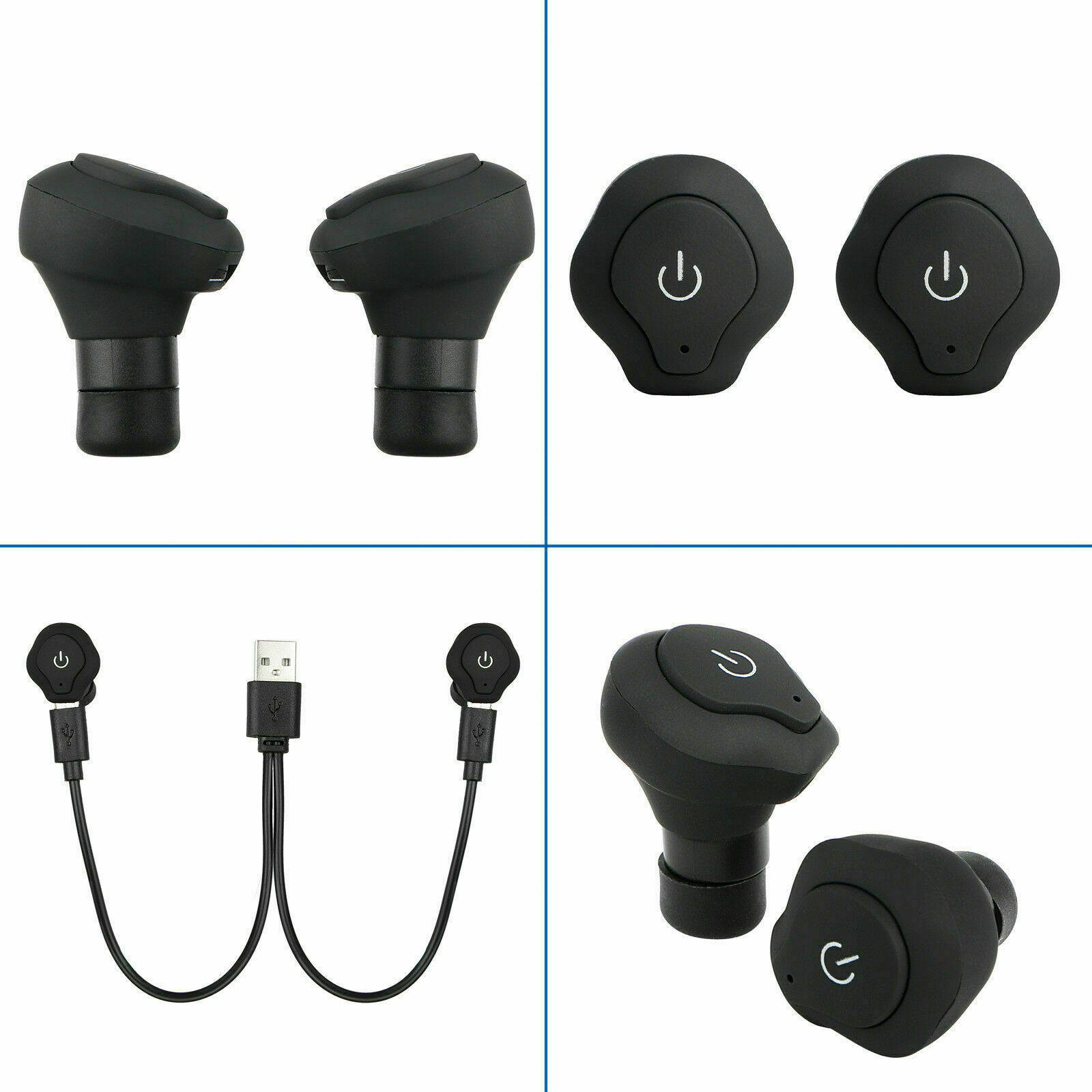 Wireless Earbuds Bluetooth In Ear Headset Stereo Headphone Earphone Handfree