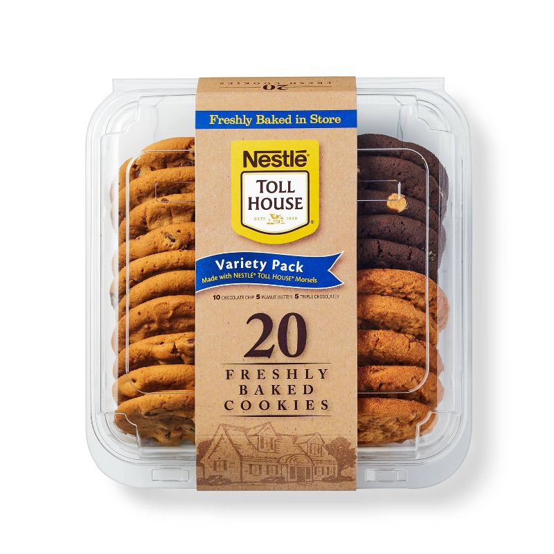 Nestle Toll House Variety Pack Cookies - 20ct