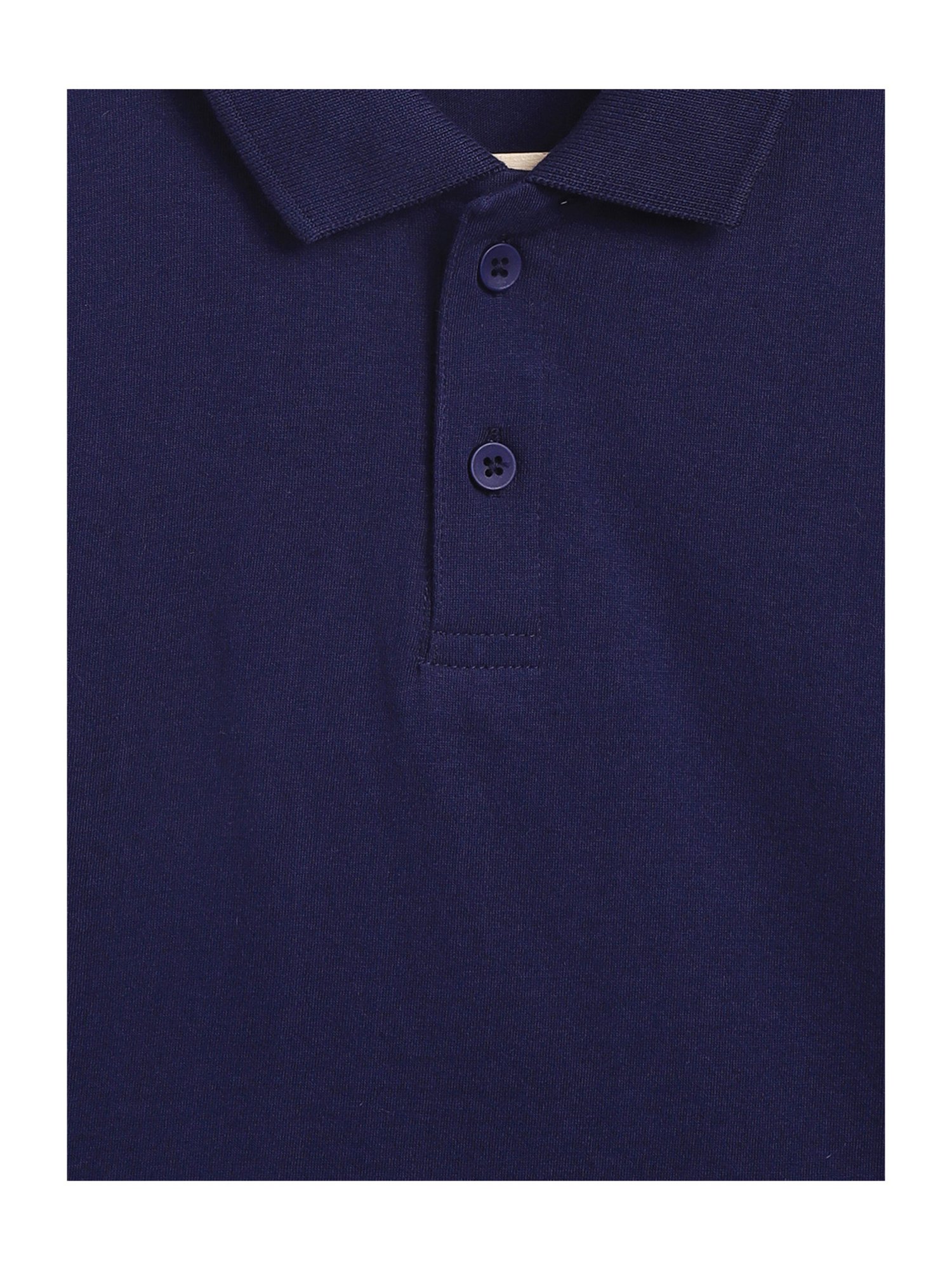 Campana Boys Blue Solid Polo T-Shirt