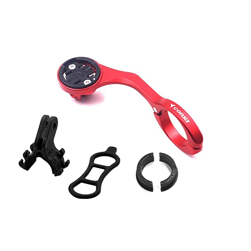 Bike Out-Front Mount for Garmin GPS Cycling Edge 130 520 530 830 1030 Compatible with 31.8mm/25.4mm Bicycle Handlebar