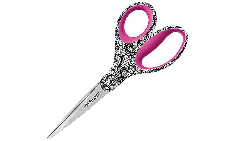Westcott Scissors Decorative Handles 3-1/2"Wx8"Lx1/2"H AST 16660