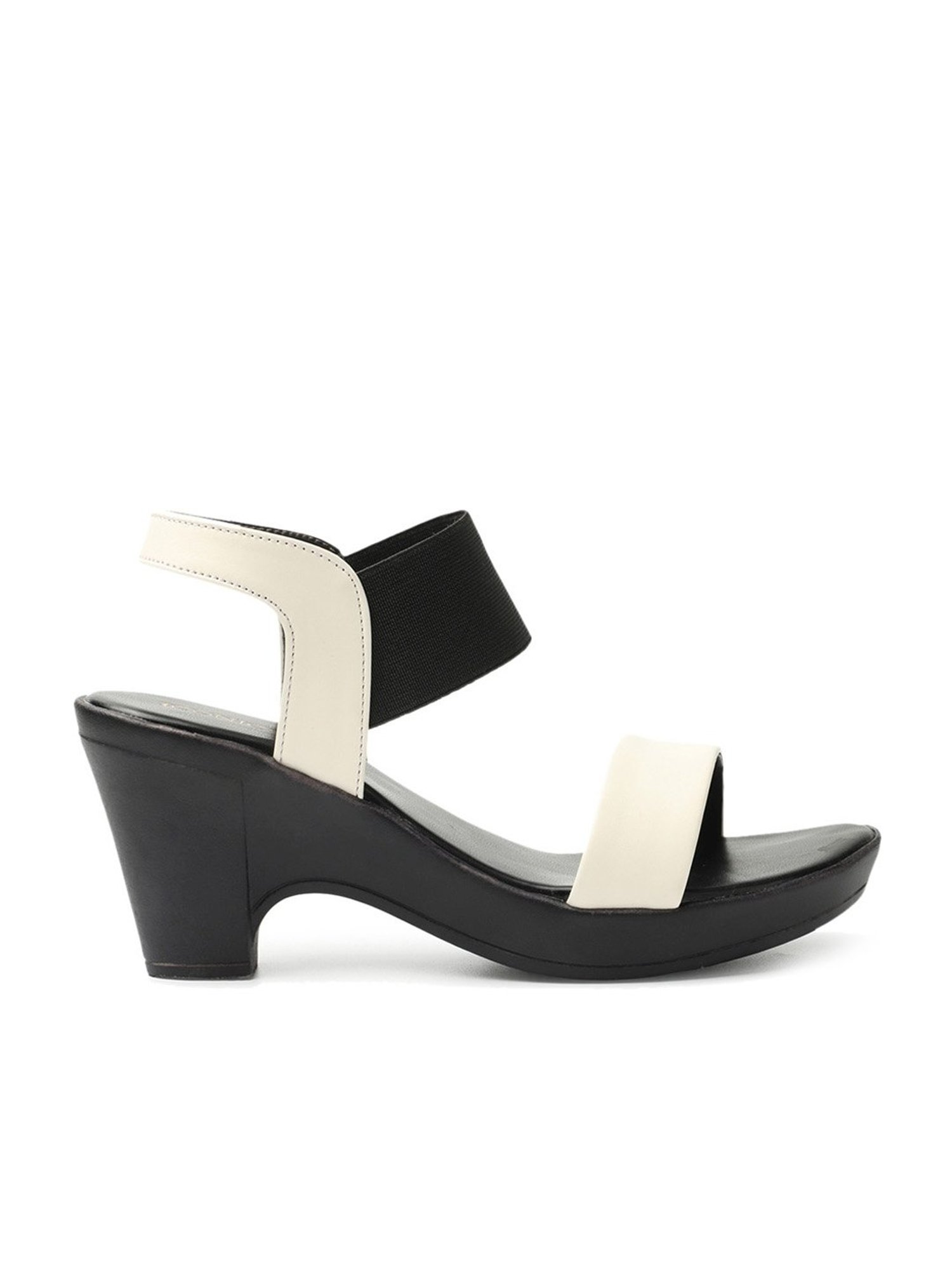 Iconics Women's White Back Strap Sandals