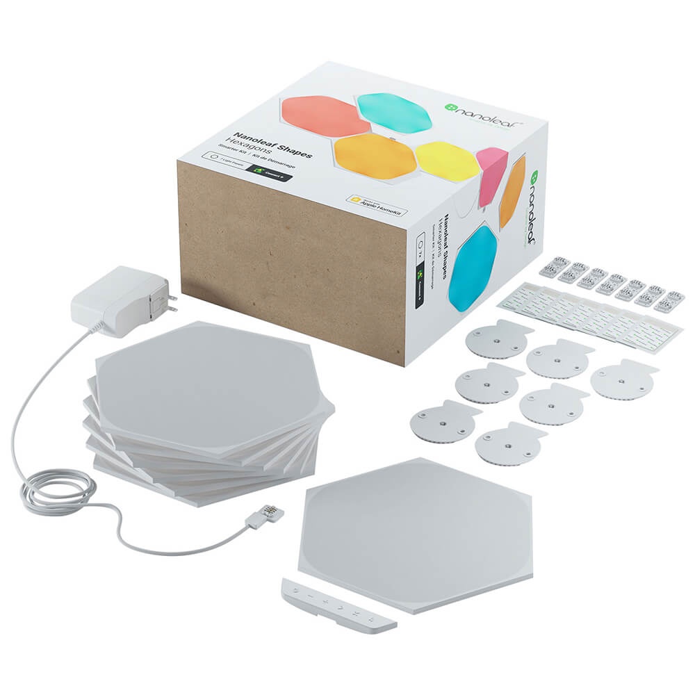 nanoleaf NL427003HX7P Hexagon Light Panels - Smarter Kit - 7 Panels