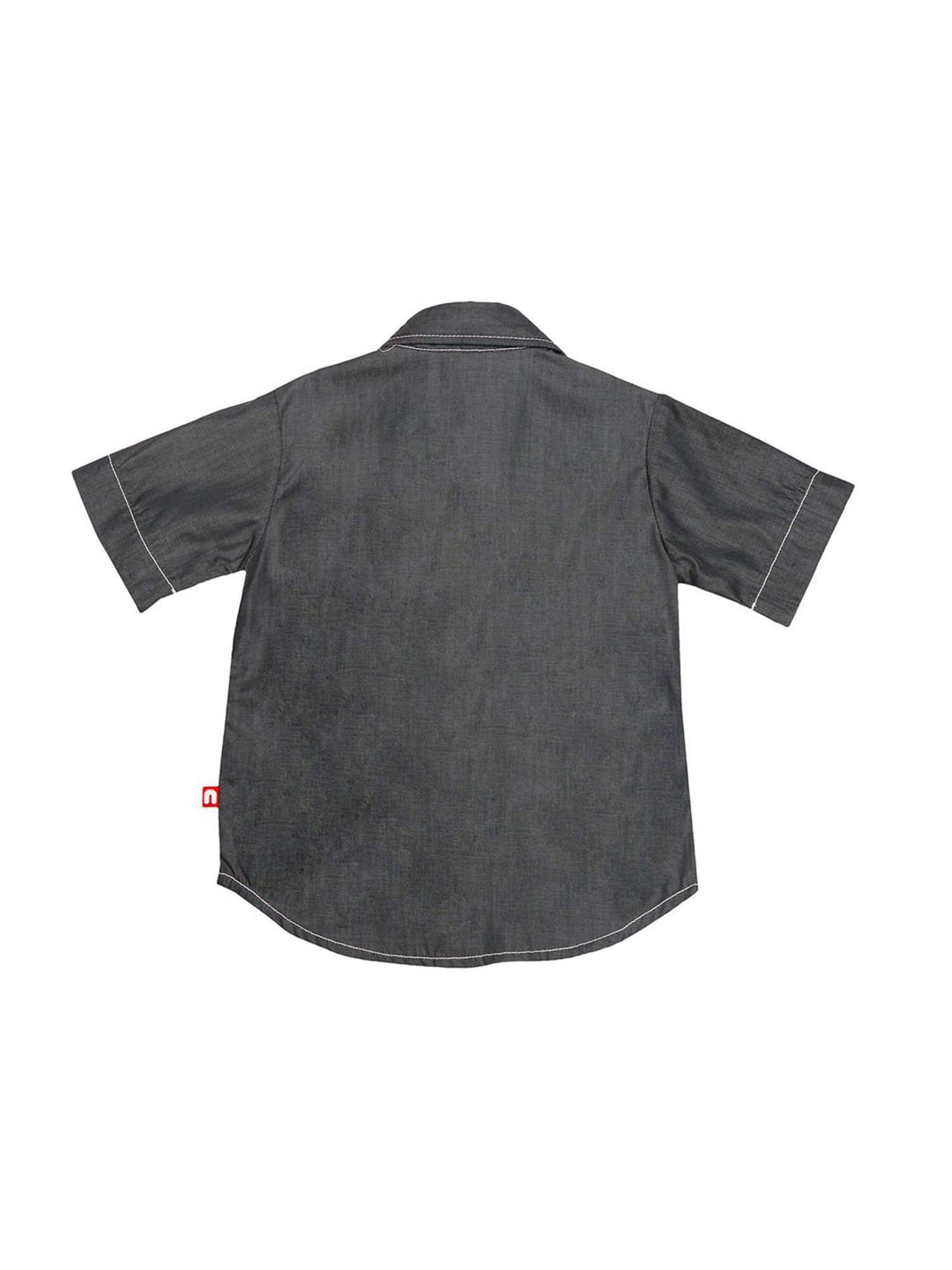 Nino Bambino Kids Black Solid Shirt
