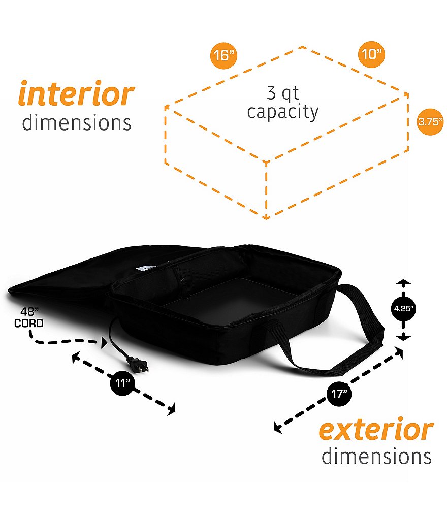 Hot Logic Portable Oven and Food Warmer Casserole Carrier