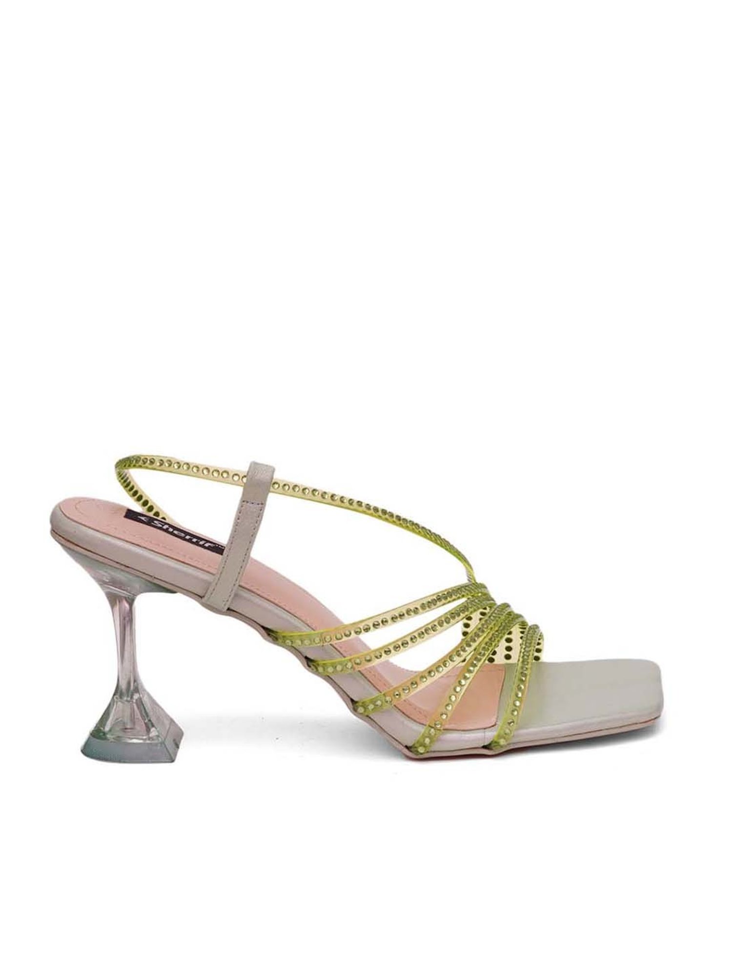 Sherrif Women's Green Sling Back Sandals