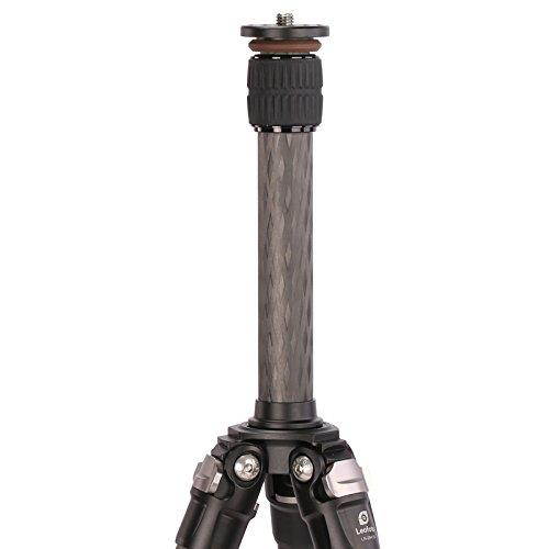 Leofoto DC-282C CF Tripod Extension Tube Carbon Fibre Fiber 2 Section Center Column Extender