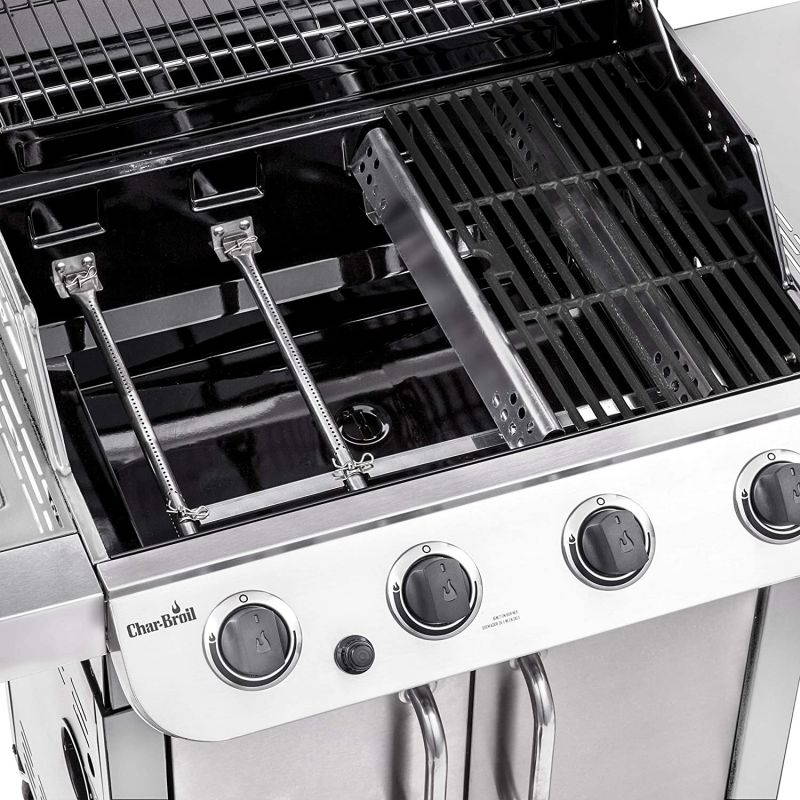 Char-Broil 463375919 Performance Stainless Steel 4-Burner Cabinet Style Liquid Propane Gas Grill