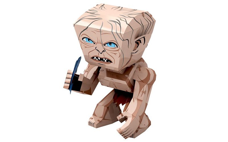 Fascinations Metal Earth Lord of The Rings Gollum 3D Metal Model Kit