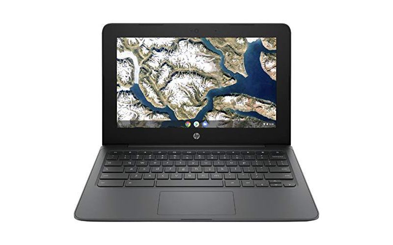 HP - 11.6" Chromebook - Intel Celeron - 4GB Memory - 32GB eMMC Flash Memory - Ash Gray