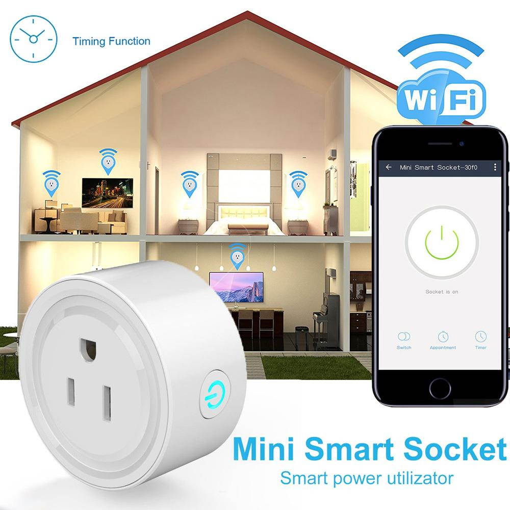 axGear WiFi AC Socket Wireless Ethernet Smart Wall Plug Internet Remote Control