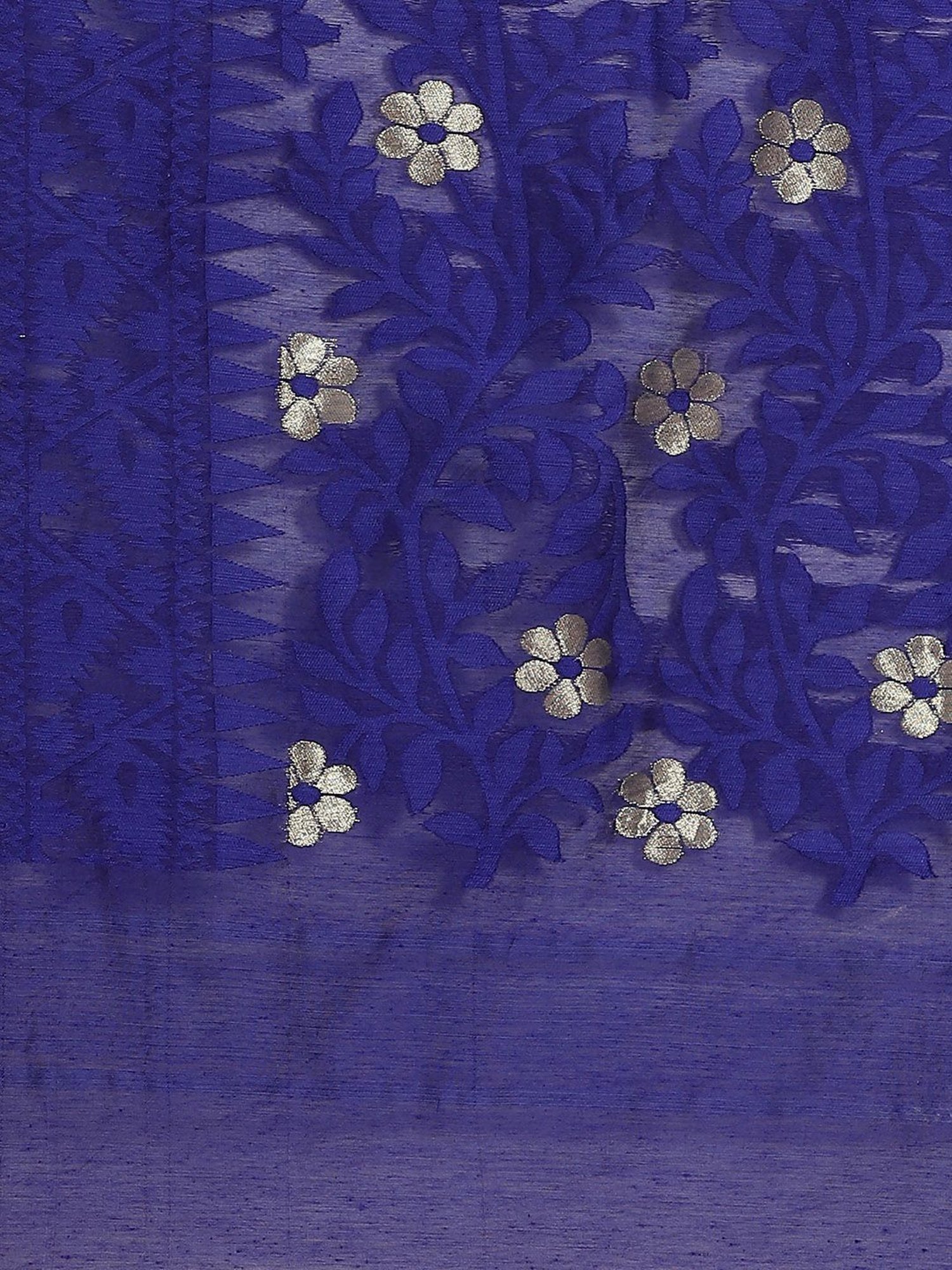 Kalakari India Navy Woven Saree