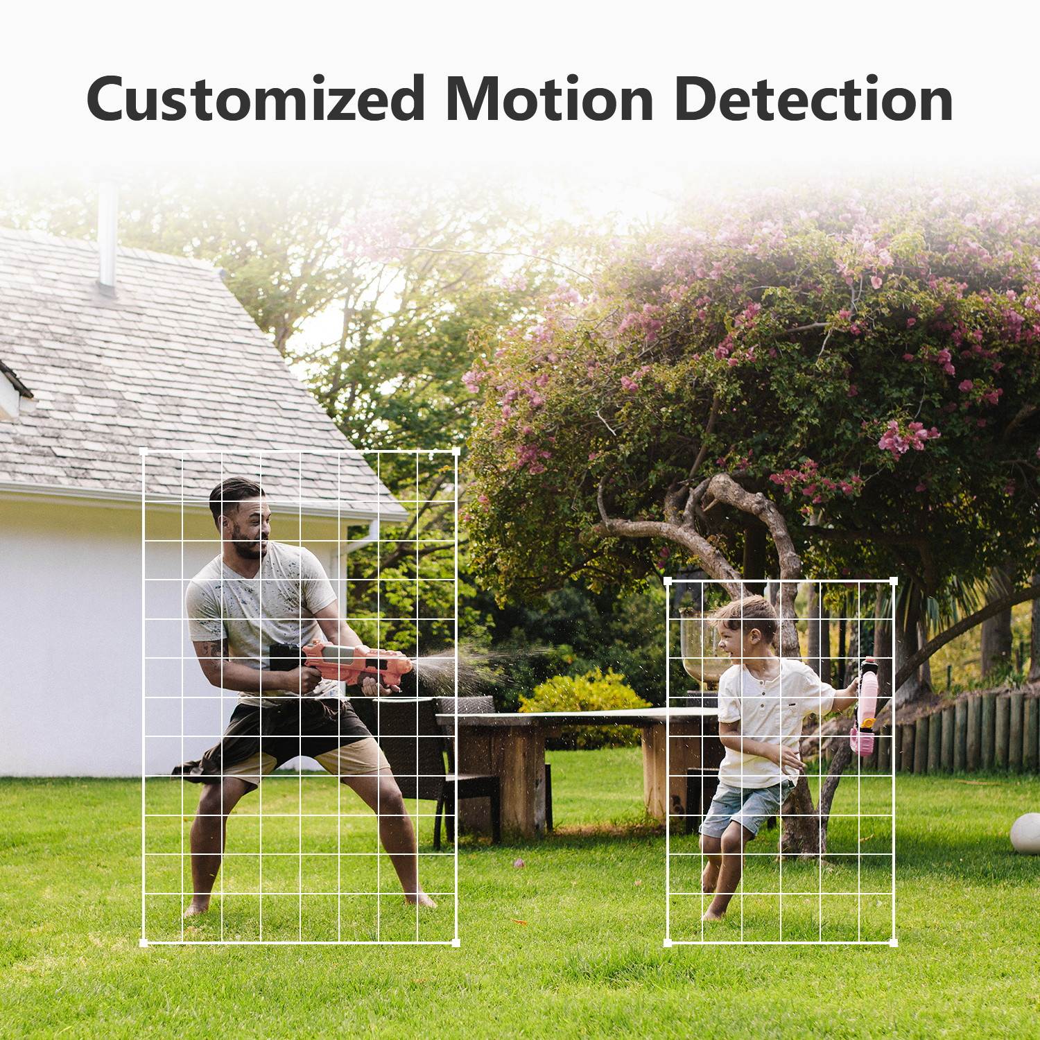 SANNCE 1080p 4CH  5-in-1 CCTV Security Camera System with 1TB and 4X Waterproof Wired Surveillance Cameras