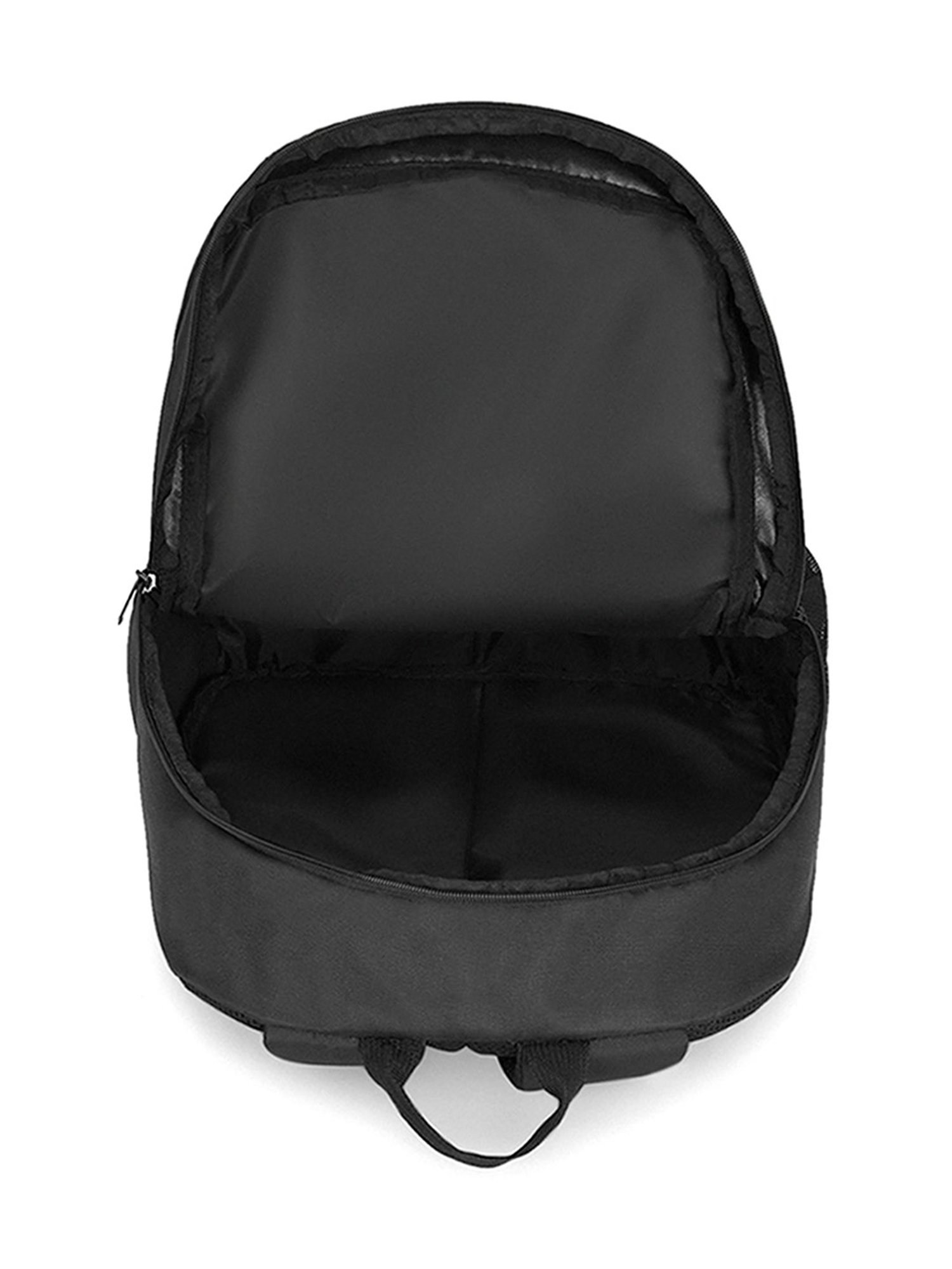 The Vertical Run Kenneth Black Textured Medium Backpack