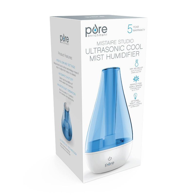 Pure Enrichment Ultrasonic Cool Mist Humidifier for Small Rooms