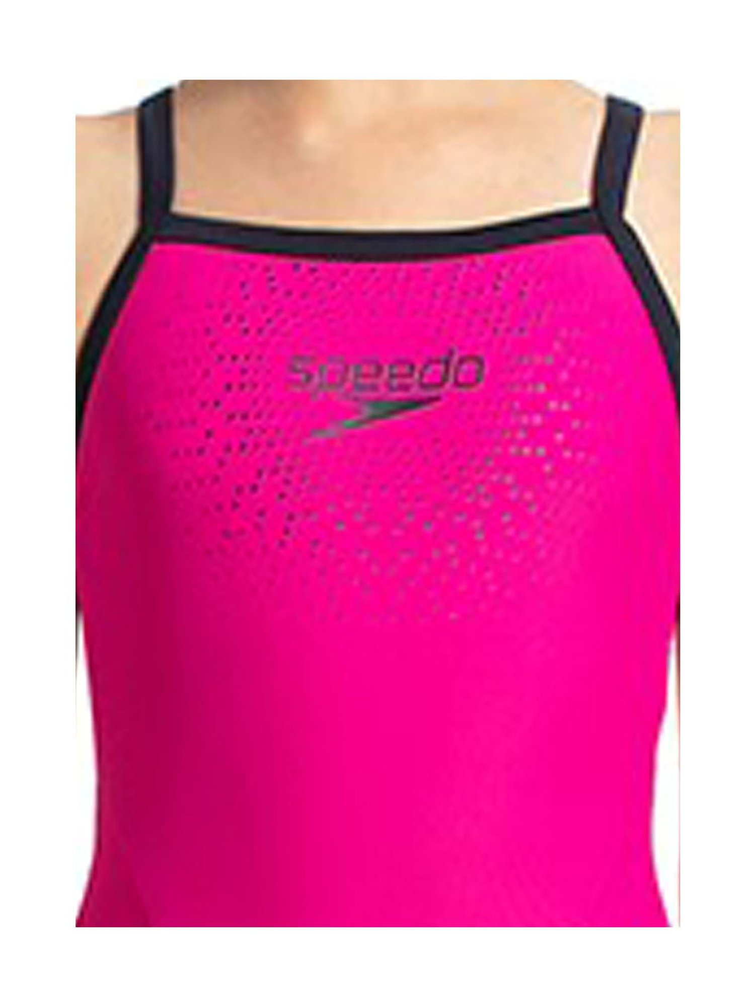 Speedo Kids Pink Solid Swimsuit