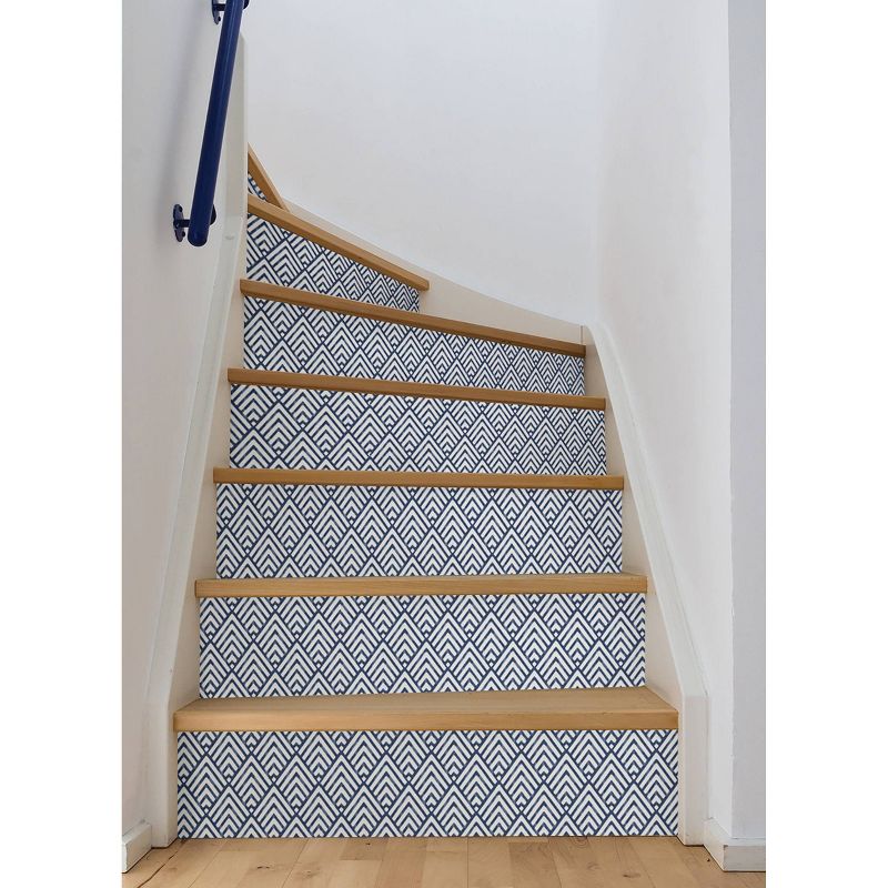 NuWallpaper Arrowhead Peel & Stick Wallpaper Dark Blue