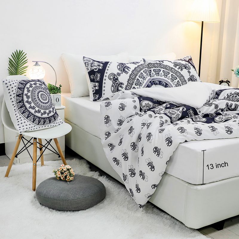 King Oakdale Duvet Cover Set Gray - Stone Cottage