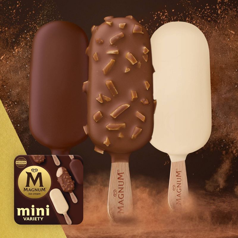 Magnum Classic/Almond/White Assorted Mini Ice Cream Bars- 6ct