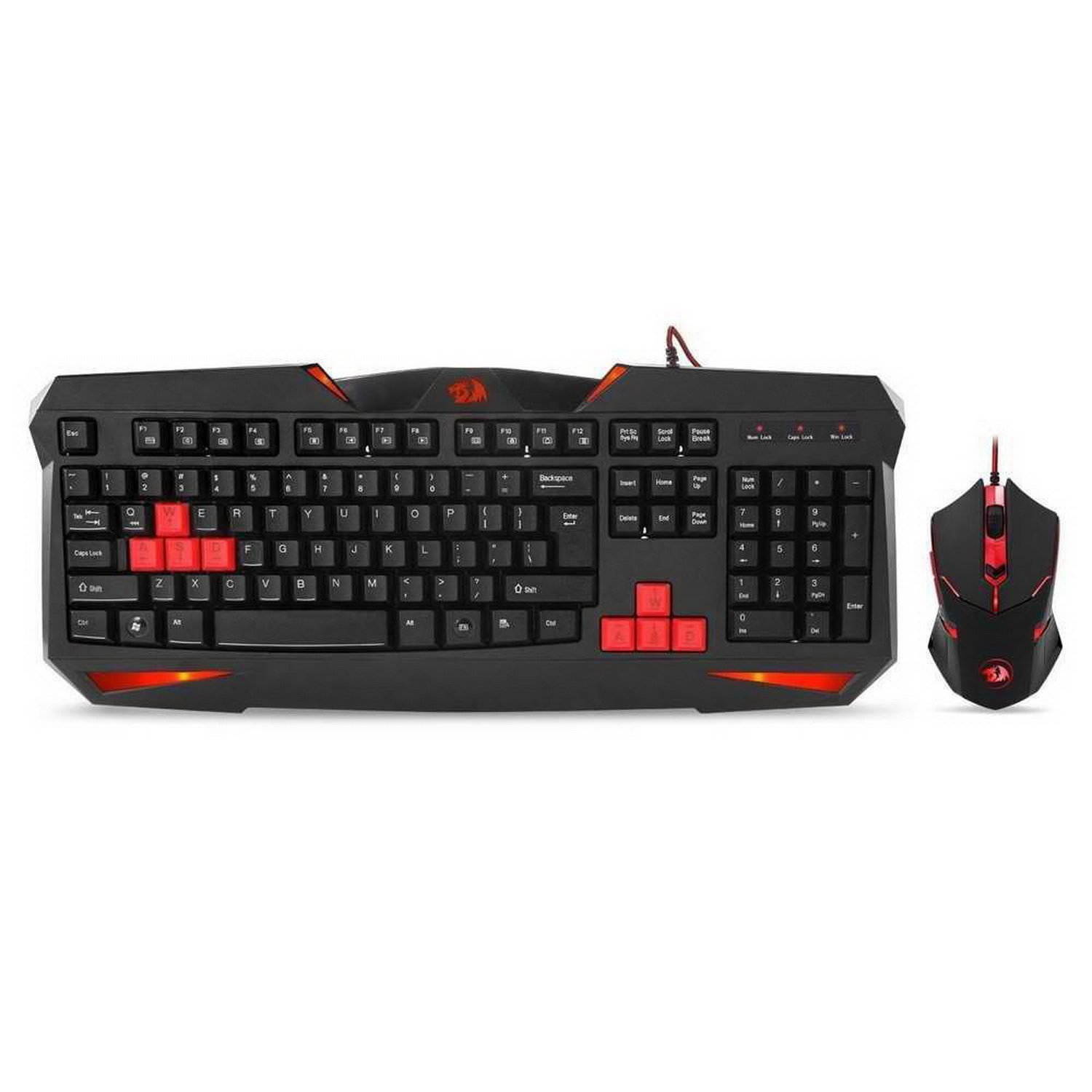Redragon S101 Vajra USB Gaming Keyboard with Centrophorus USB Gaming Mouse