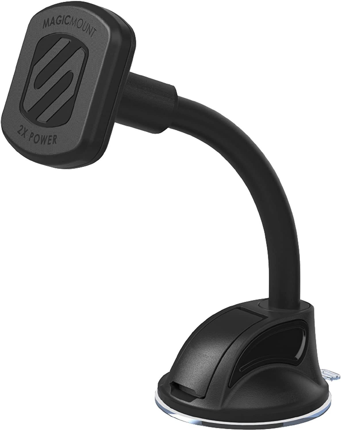 SCOSCHE MAGTHD2 MagicMount XL Universal Magnetic Suction Cup Mount Holder for Mobile Devices Black