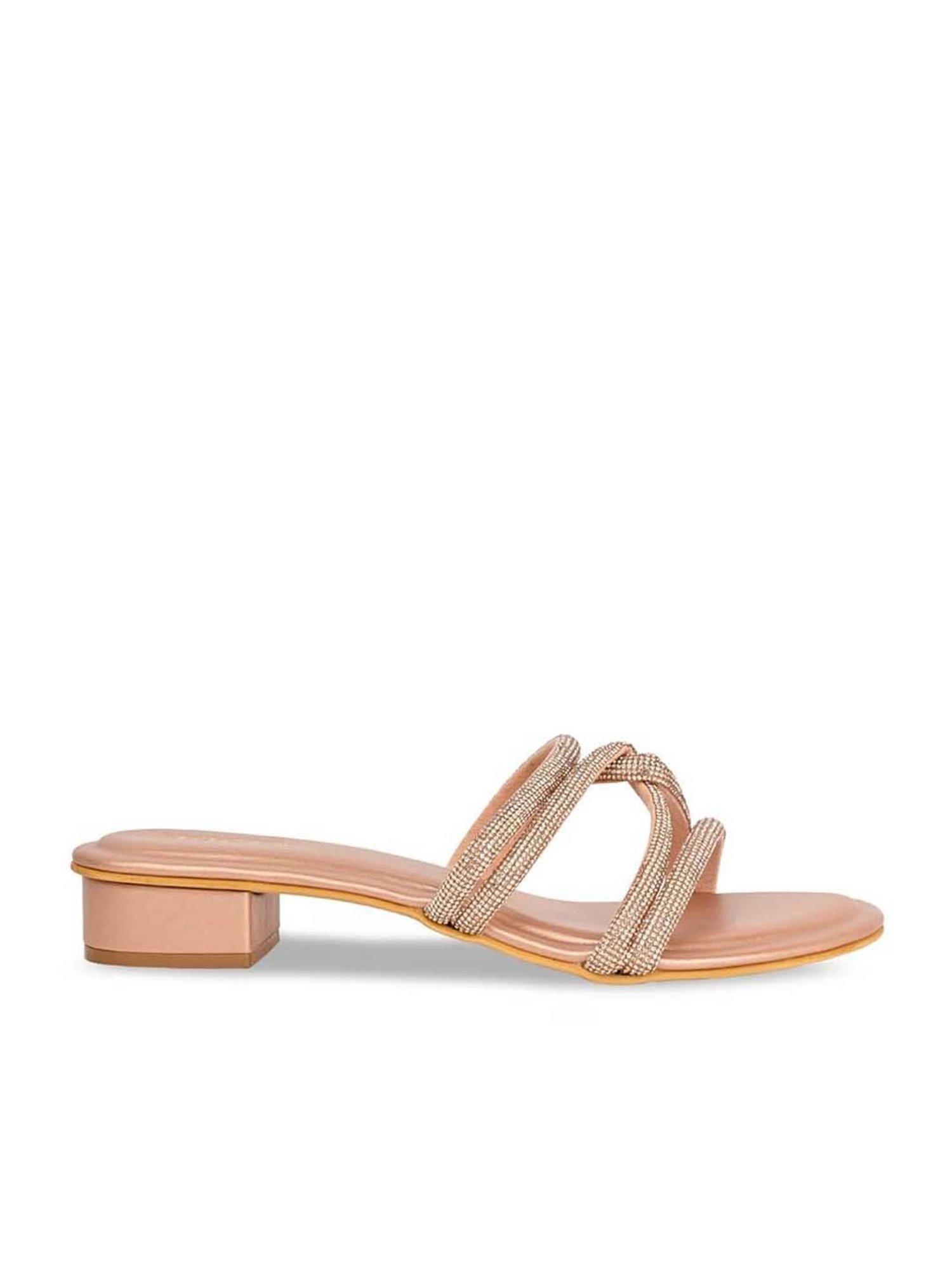 Rocia by Regal Women's Rose Gold Casual Sandals