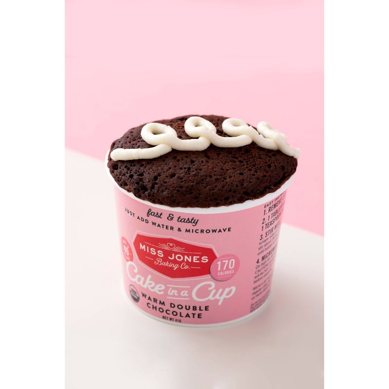 Miss Jones Baking Co. Warm Double Chocolate Cake in a Cup - 1.45oz