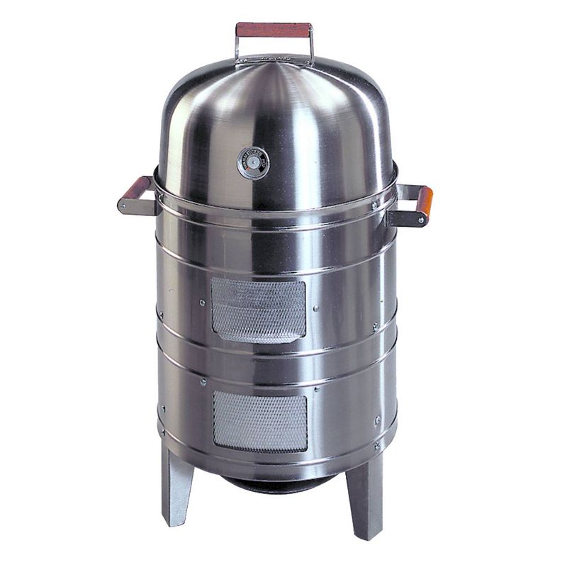 Americana 5025 Charcoal Stainless Steel Water Smoker - Meco