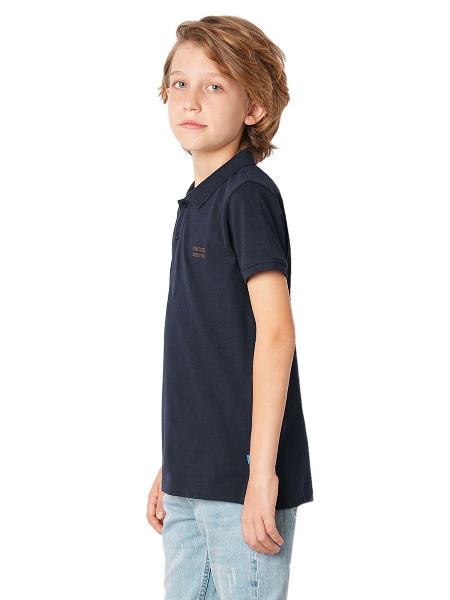 Pantaloons Junior Multicolor Cotton Striped Polo T-Shirt