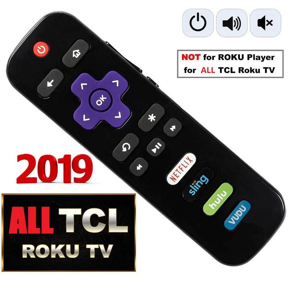 Gmatrix New RC280 Remote Control fit for All TCL Roku Smart TV with Updated 4 Shortcuts (TCL w/Netflix)