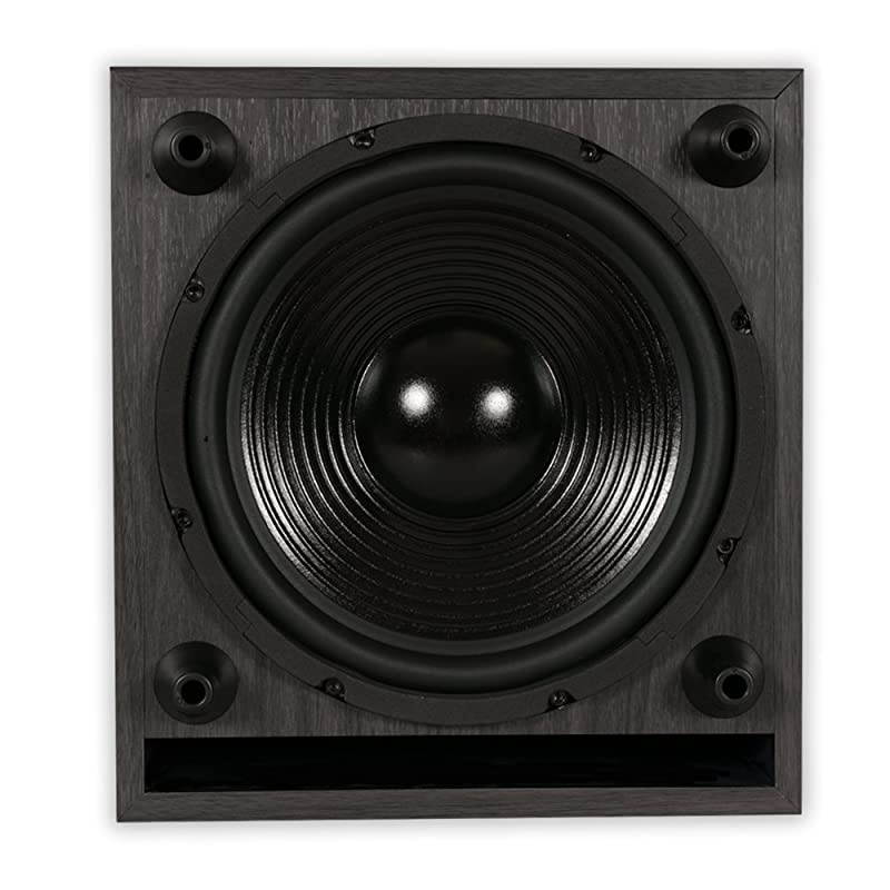 Audio PSW10 400 Watt 10Inch Down Firing Powered Subwoofer Black