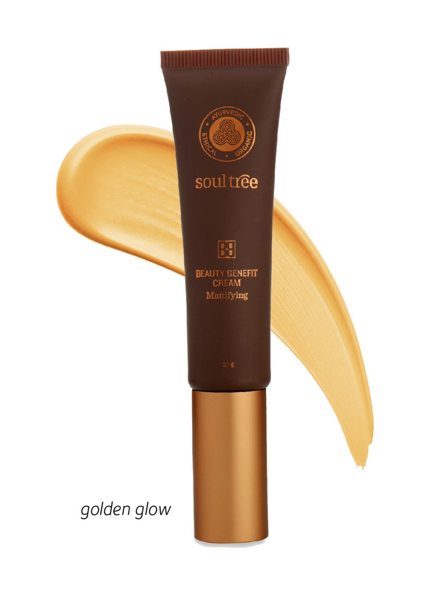 SoulTree Ayurvedic BB cream - Golden Glow - 30 gm | Organic BB Cream