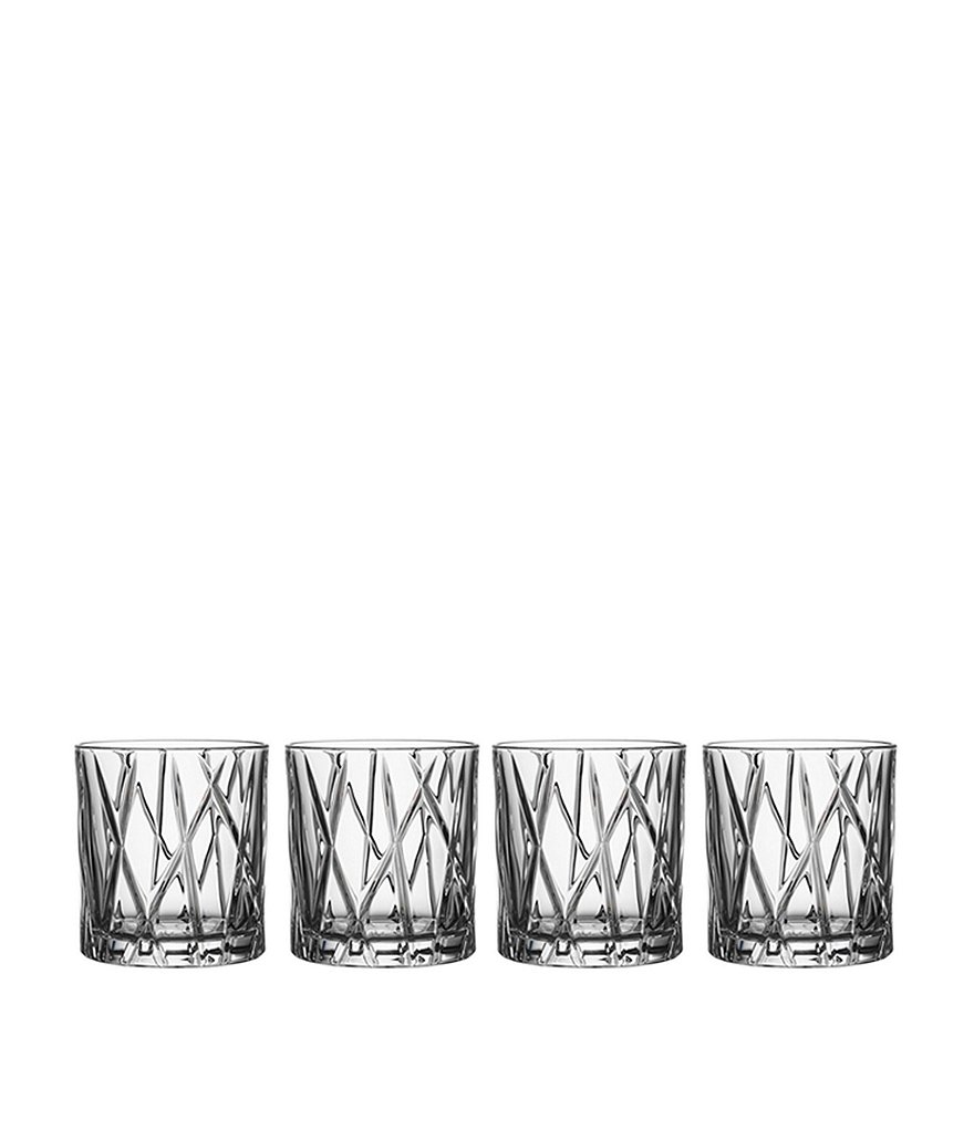Orrefors City Old Fashioned, Set of 4