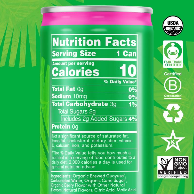 Runa Original Berry Energy Drink - 12 fl oz Can