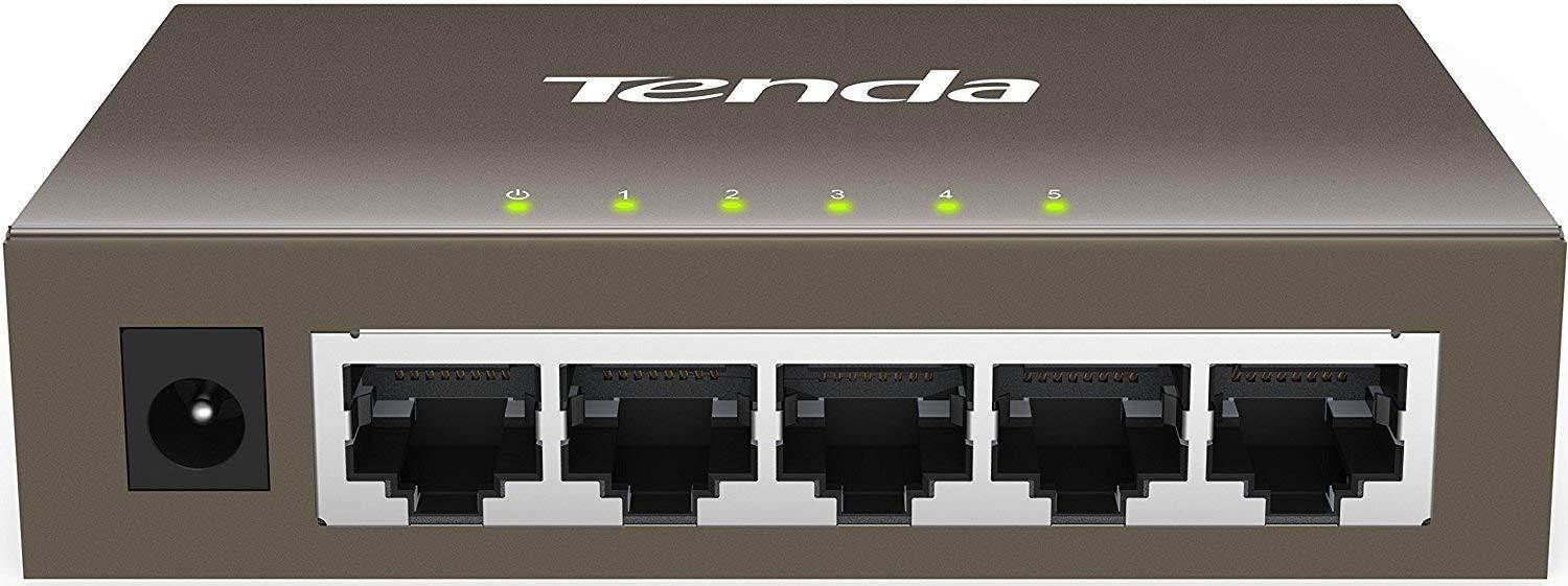 Tenda 5-port Switch Gigabit 10/100/1000Mbps 5-port Gigabit Ethernet Switch (TEG1005D)