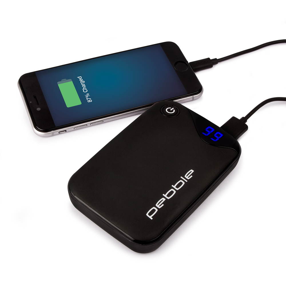 Veho Pebble P-1 Dual USB Portable Power Bank- 10,400mAh