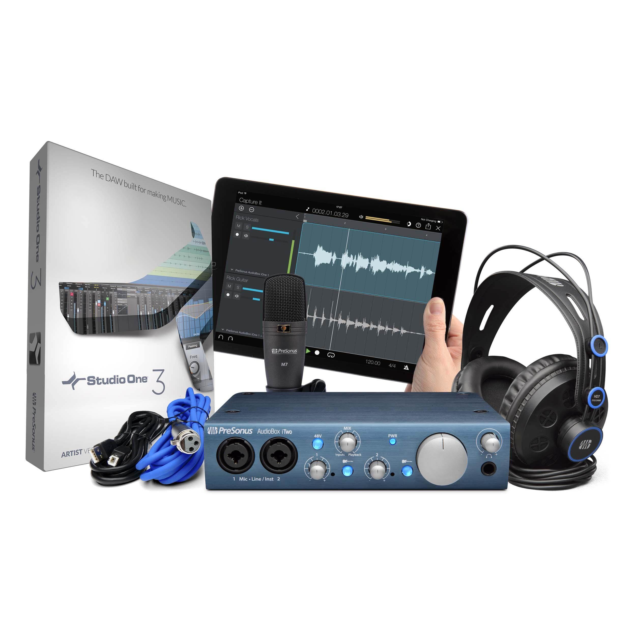 PreSonus AudioBox iTwo Studio Bundle