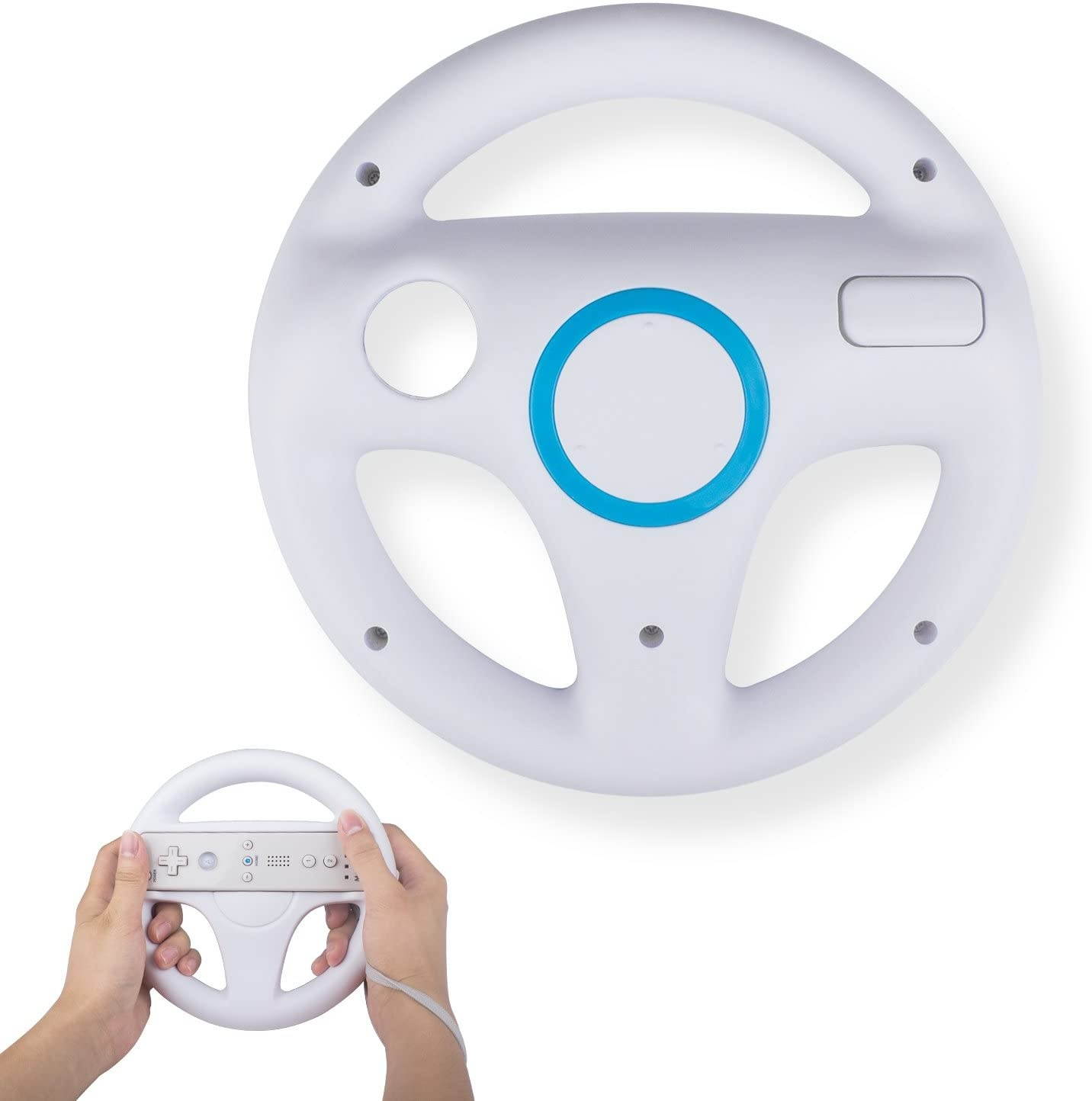 Mario Kart Steering Wheel Compatible With Remotes Mario Kart Racing Wheel Wii And Wii U