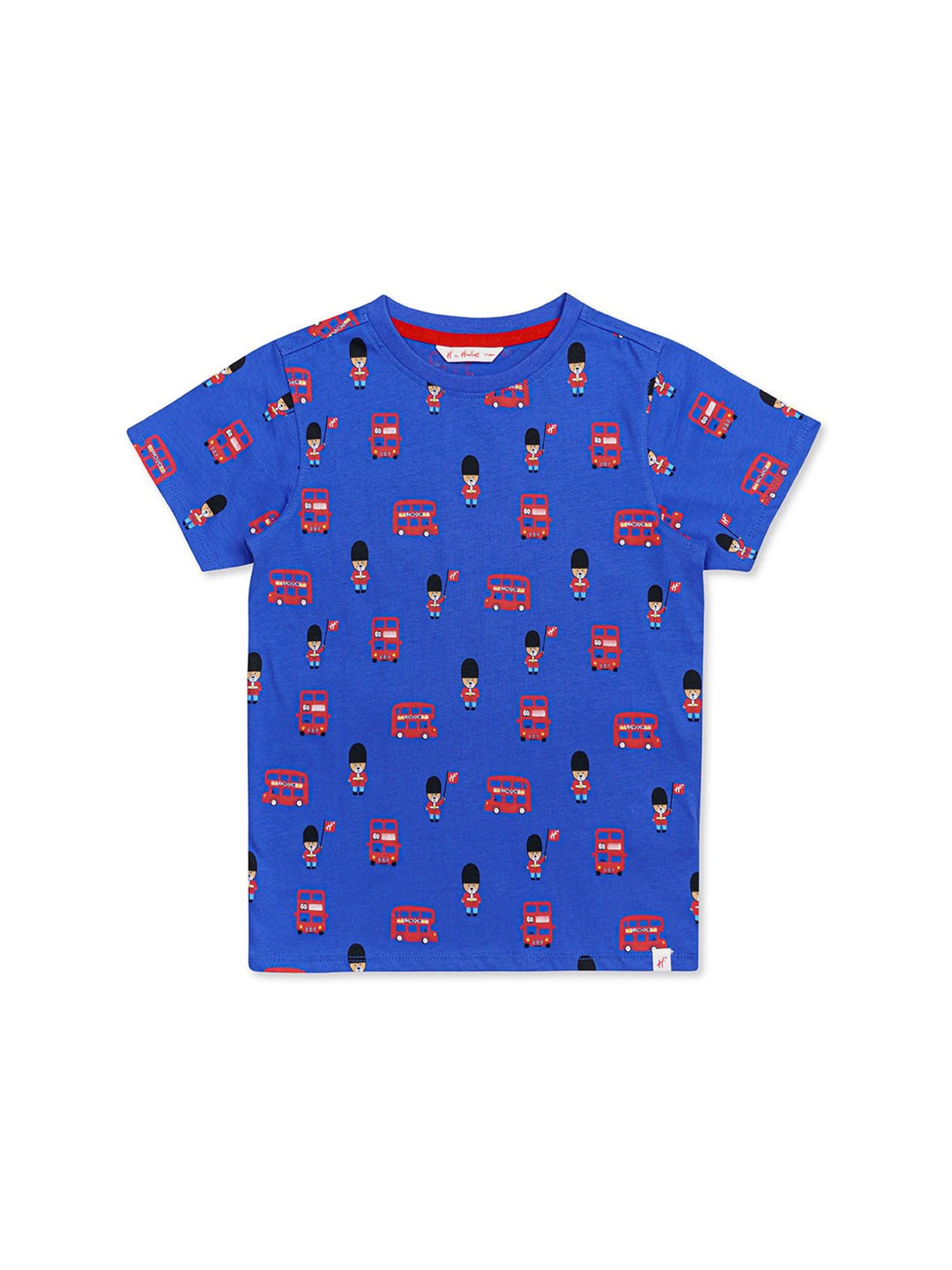 H by Hamleys Kids Royal Blue Printed T-Shirt