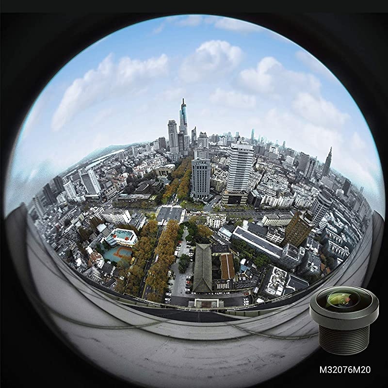 M12 Lens Set  Lens for Raspberry Pi Camera 14quot and Arduino Telephoto Macro Wide Angle Fisheye Lens Kit 10&deg; 200&deg; with M12 Lens Holder and Cleaning Cloth Optical AllinOne