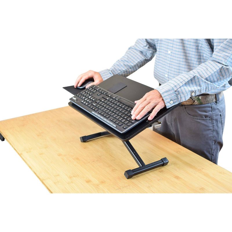 Adjustable Height Computer Keyboard Stand Black - Uncaged Ergonomics