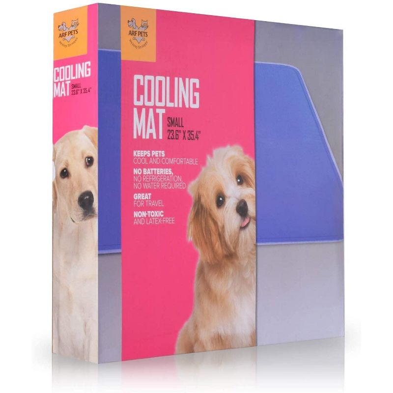 Arf Pets 23 x 35 Ped Dog Self Cooling Mat Pad for Kennels, Crates and Beds