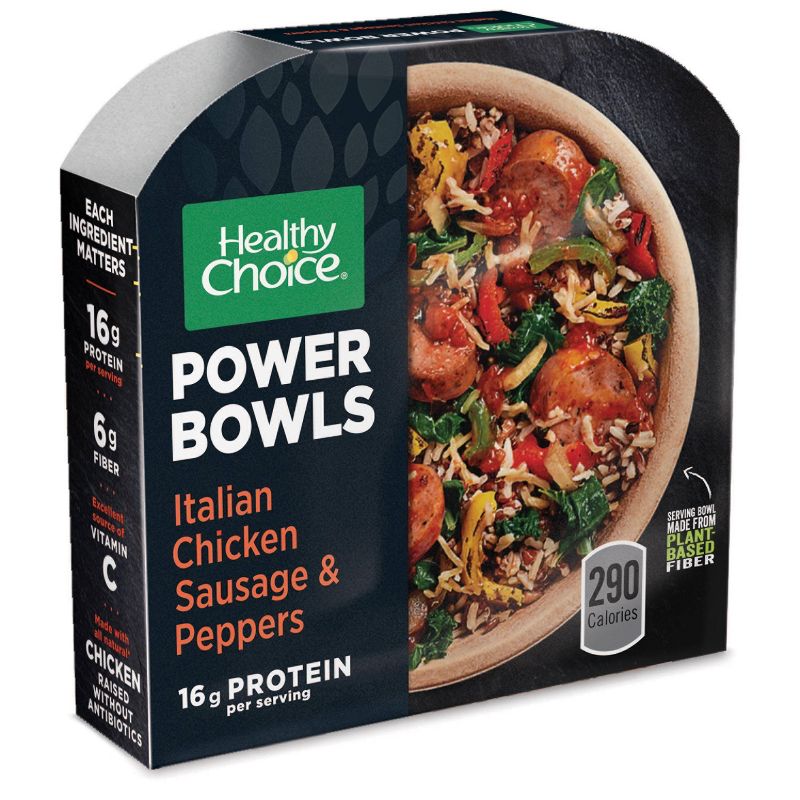 Healthy Choice Powerbowl Italian Frozen Chicken Sausage & Peppers - 9.25oz