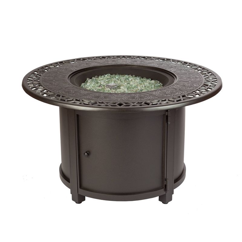 Longpoint Aluminum Round LPG Fire Pit - Fire Sense