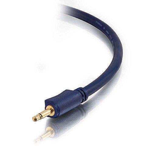 C2G 40625 Velocity 3.5mm M/F Mono Audio Extension Cable, Blue (3 Feet, 0.91 Meters)