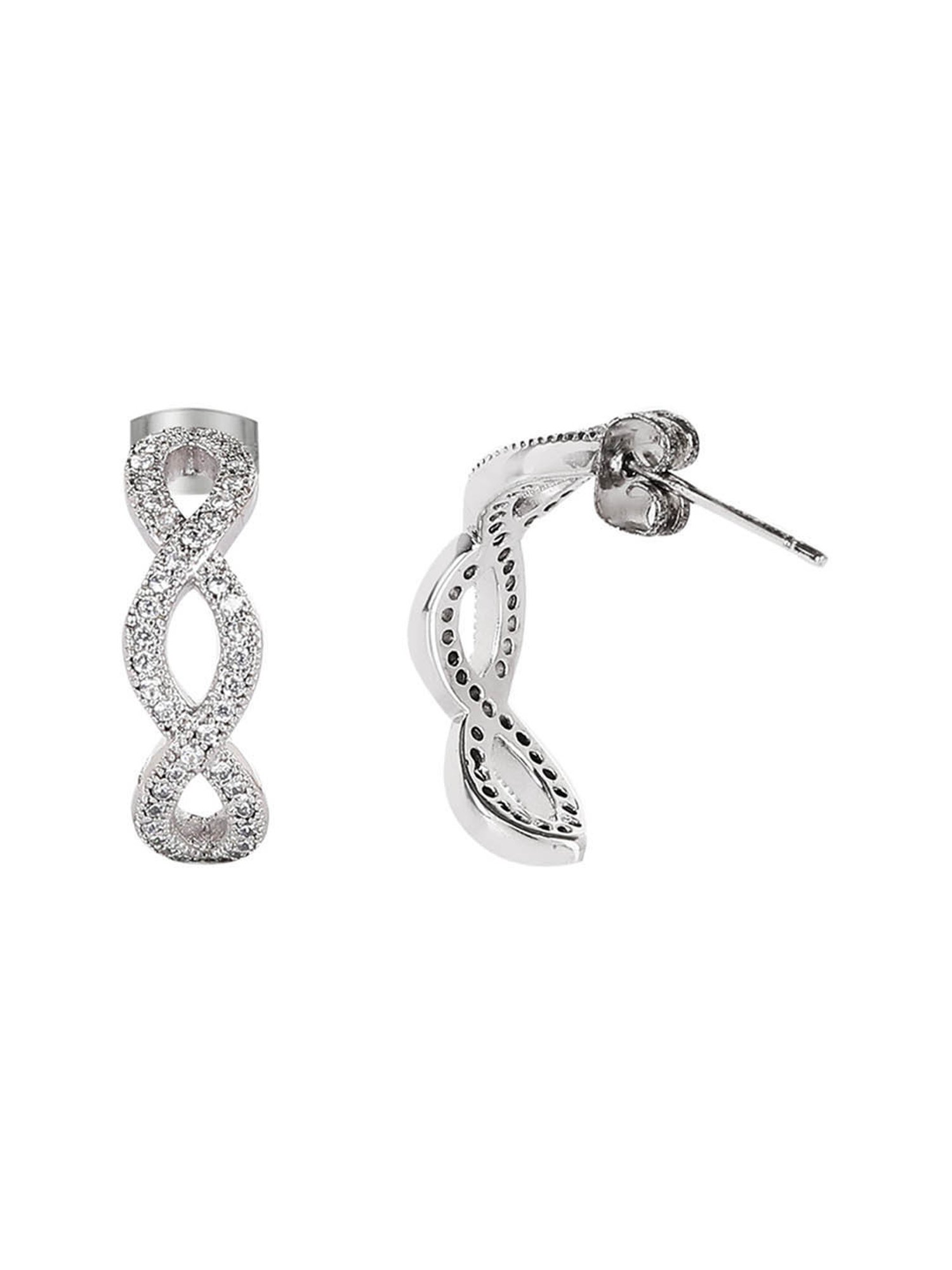 The Real Effect London 800 Silver Earrings for Women